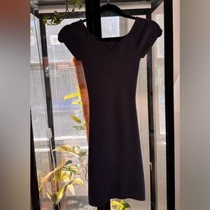 Dynamite Grey Ribbed Dress